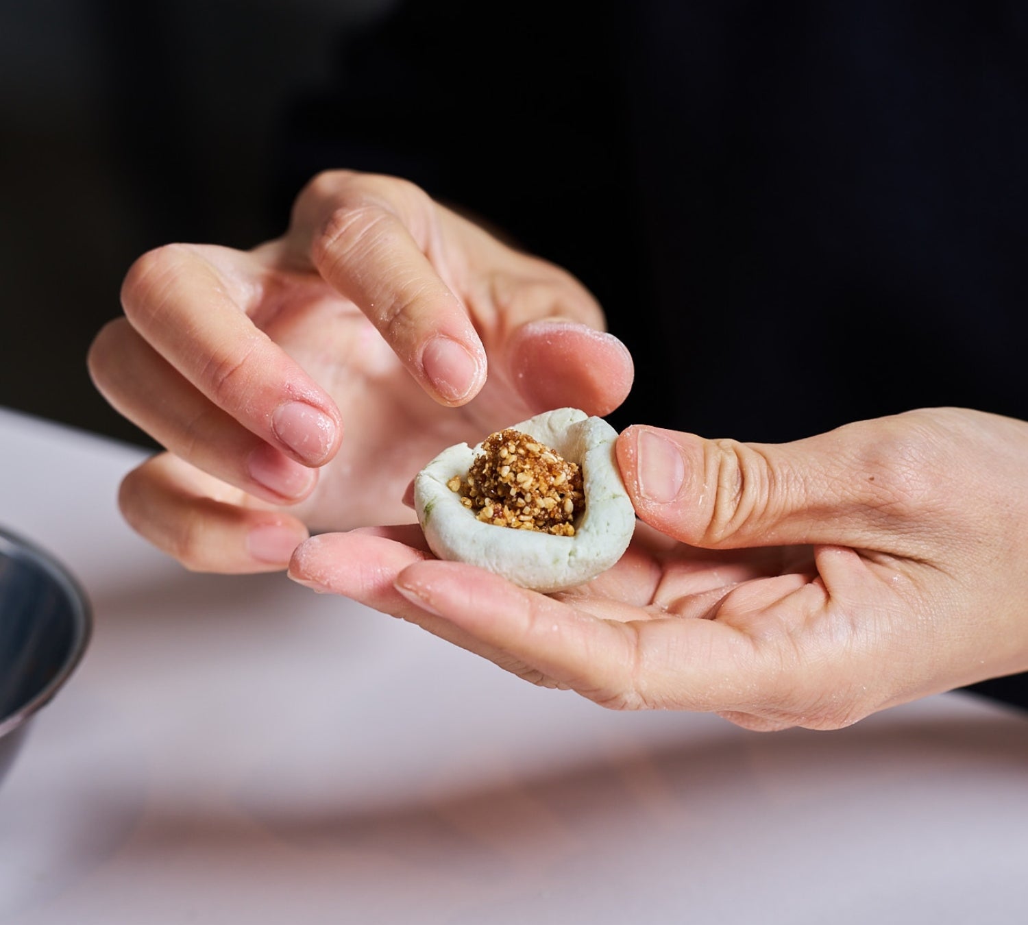 HAND MAKE SONG-PYEON WITH RICE BLOSSOMS-nunchi