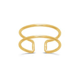 Adjustable Duo Flow Ring-nunchi