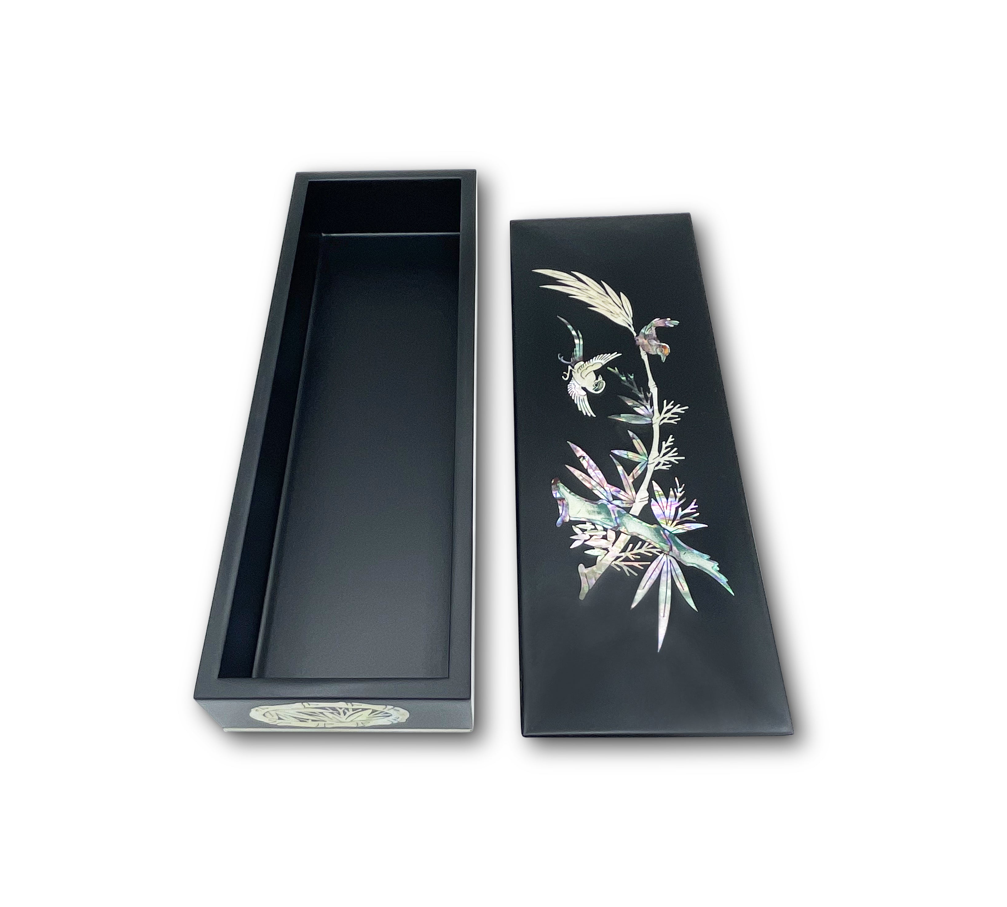 Bamboo & Birds Long Keepsake Box-nunchi