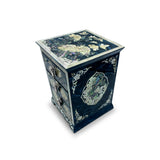 Blue Butterflies and Lotus Blossom Standing Dresser-nunchi