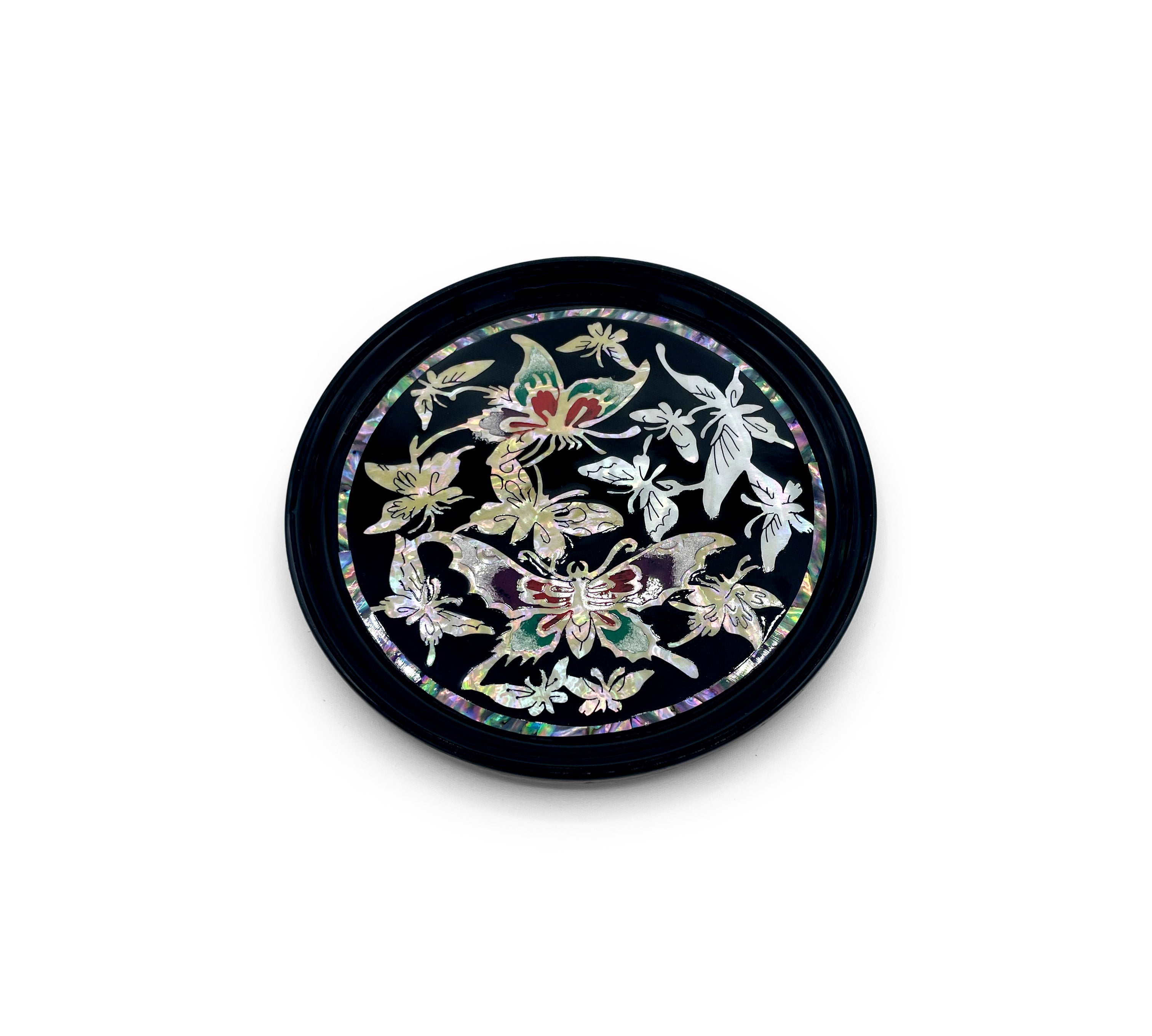 Butterfly Kaleidoscope Coasters Set of Four-nunchi