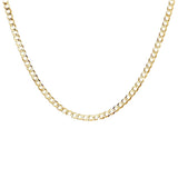 Flat Curb Chain Necklace-nunchi