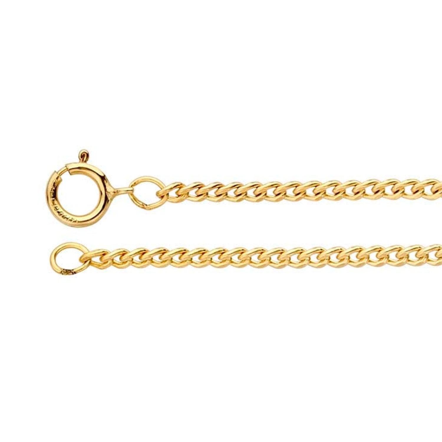 Flat Curb Chain Necklace-nunchi