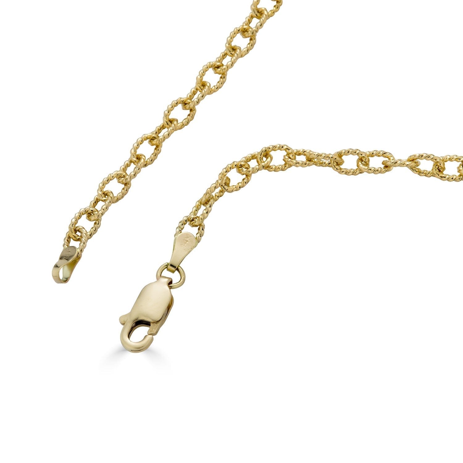 Halo Gold Sparkle Chain Bracelet-nunchi