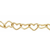 Heart Chain Necklace - Gold Filled-nunchi