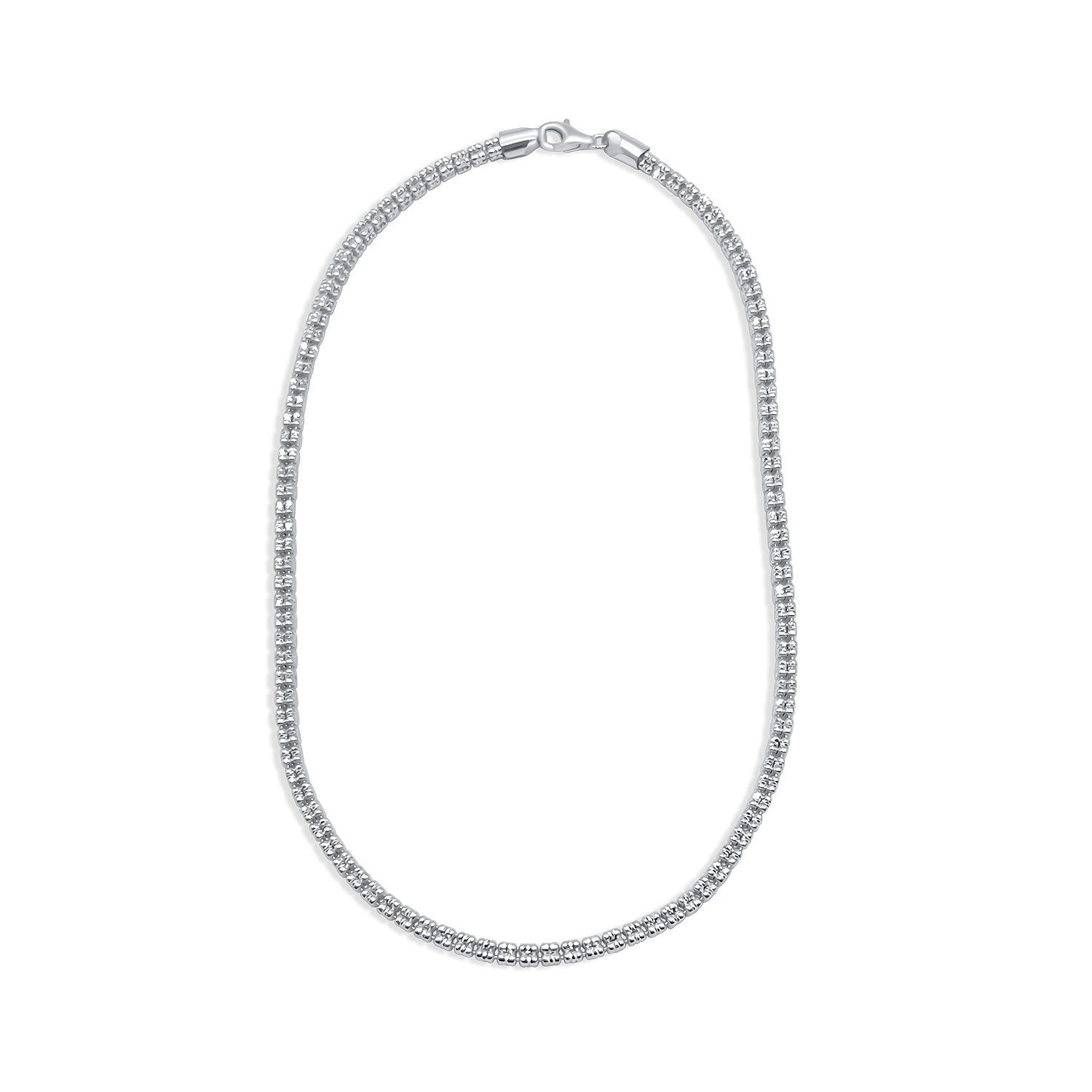 Diamond Cut Ice Chain Necklace-nunchi