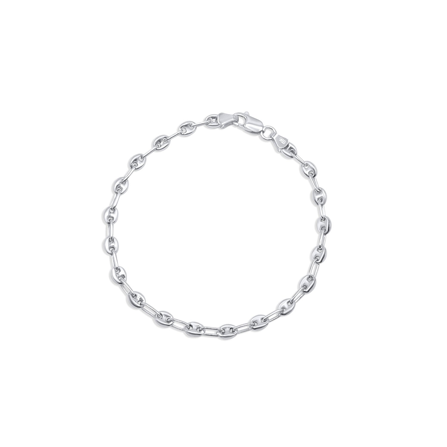 Puffed Mariner Chain Bracelet-nunchi