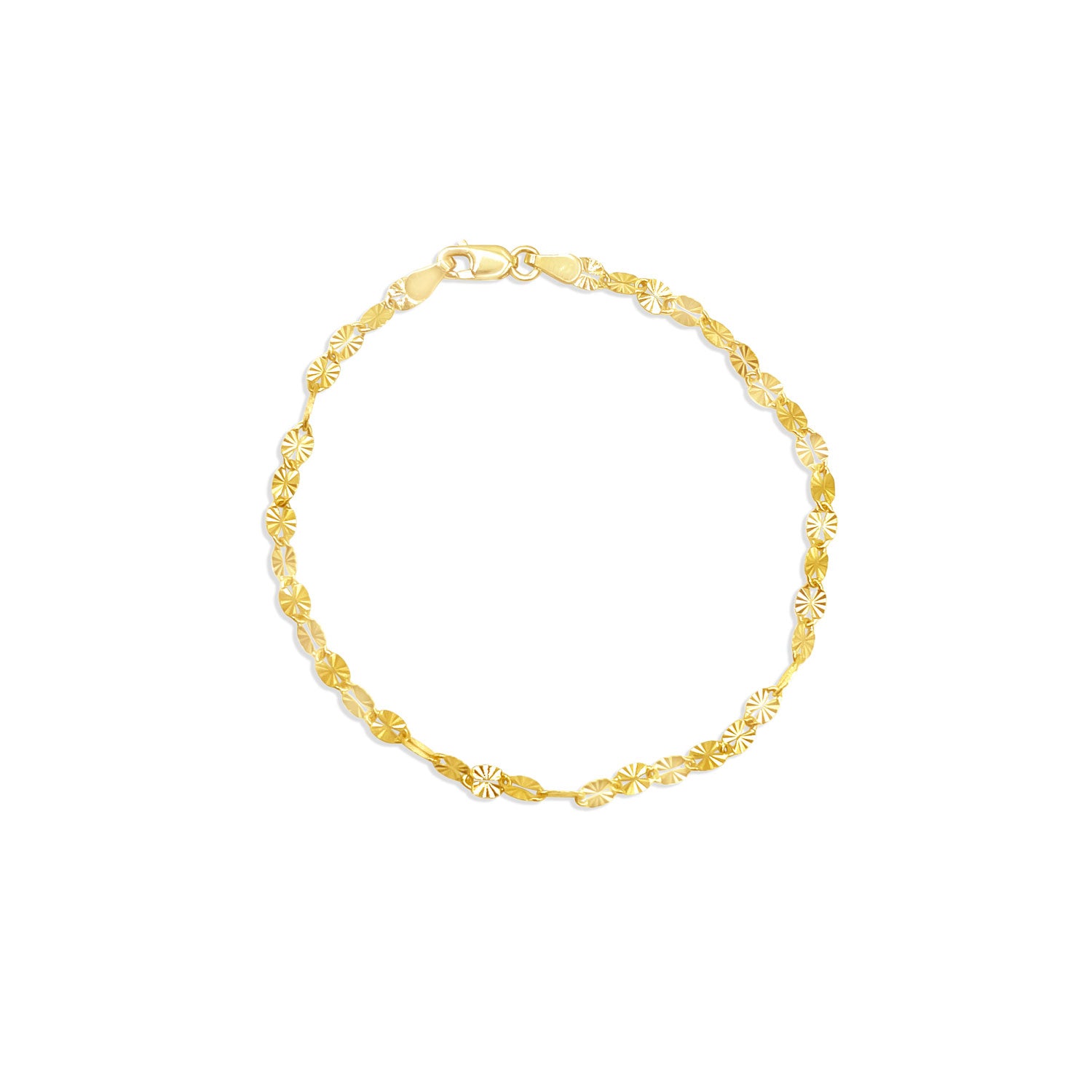 Starburst Link Chain Bracelet-nunchi