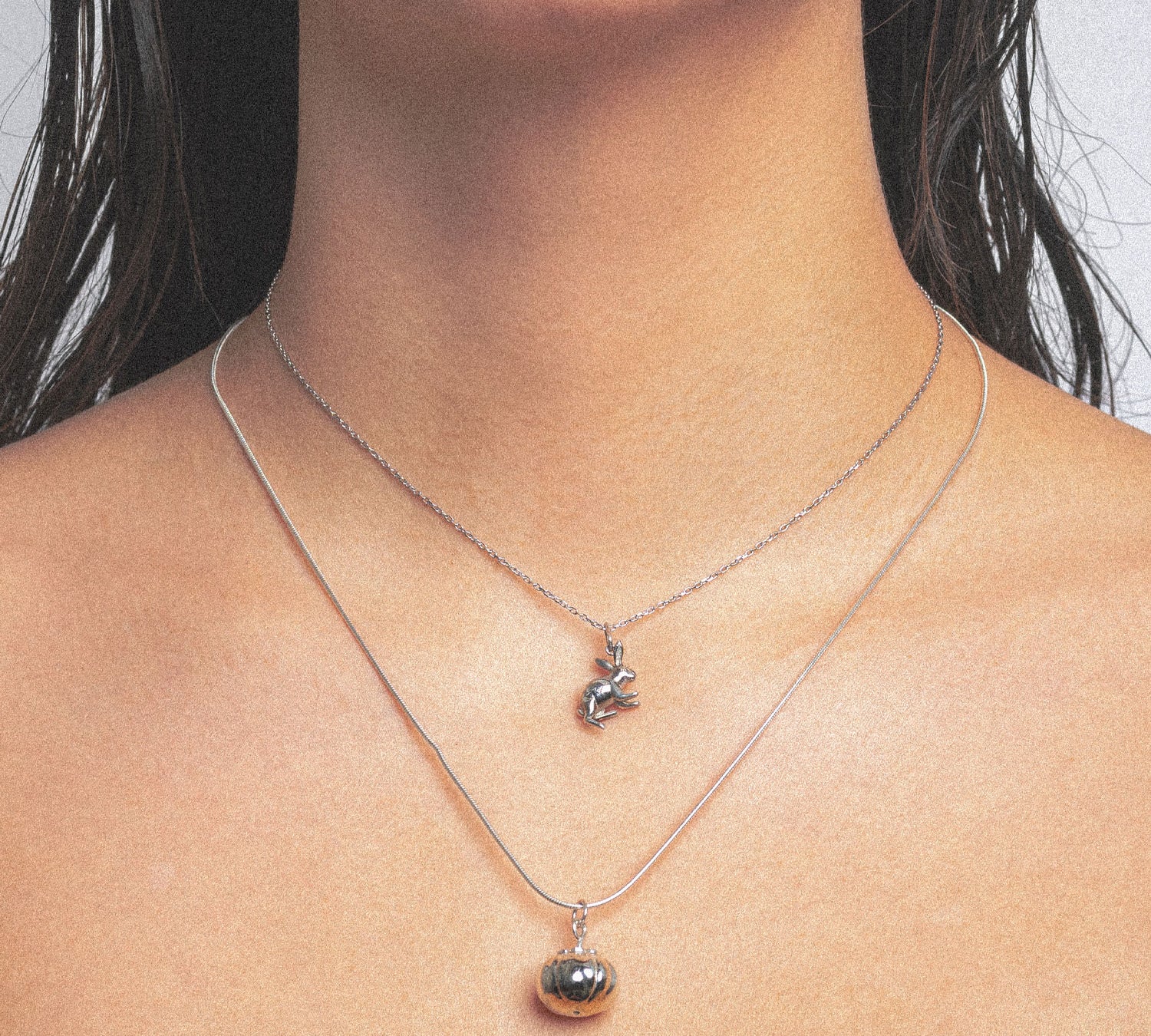 Persimmon GAM Necklace - Silver-nunchi