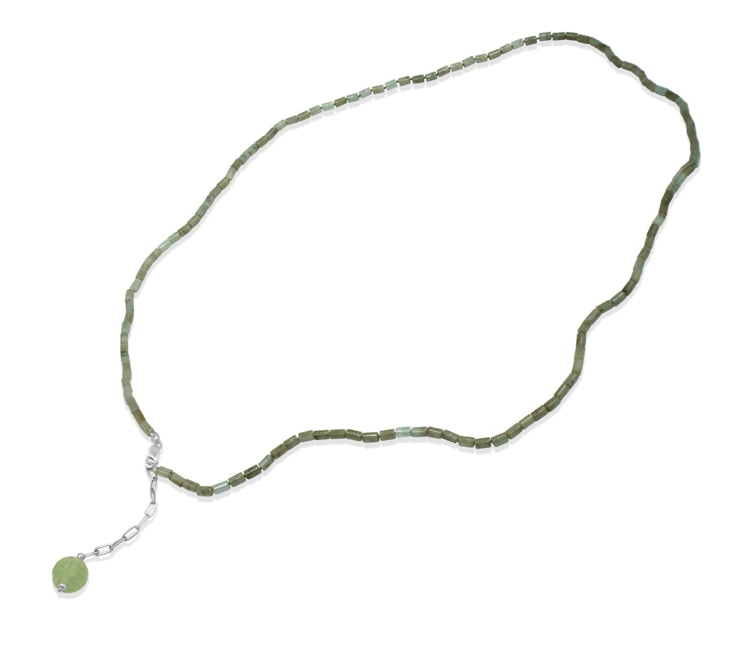Jade Tube Beaded Waist Chain-nunchi