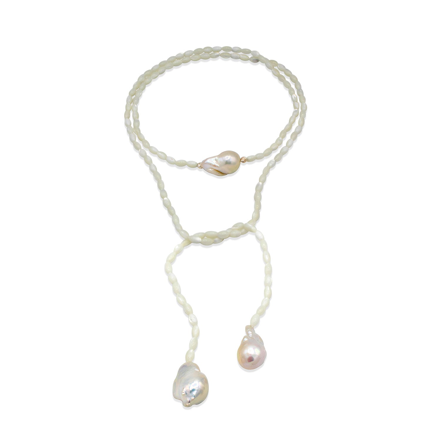 Freshwater Baroque Pearl Multi-Wear Lariat-nunchi