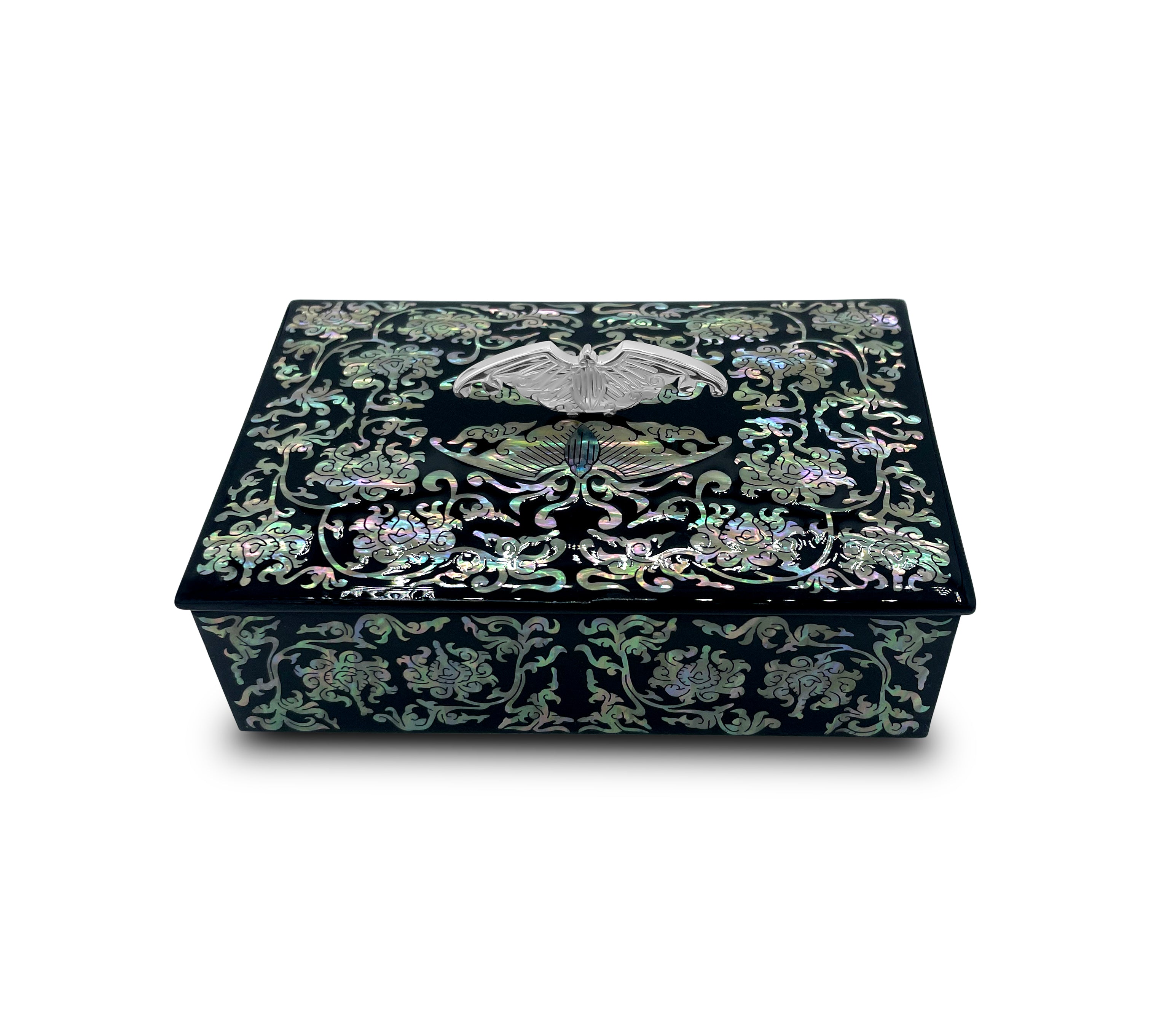 Night Ivy Jewelry Box With Butterfly Lid-nunchi