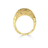 Sculptural Dancheong Bubble Ring - Gold-nunchi