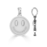 Unapologetically Asian American Smiley Face Pendant Necklace-nunchi