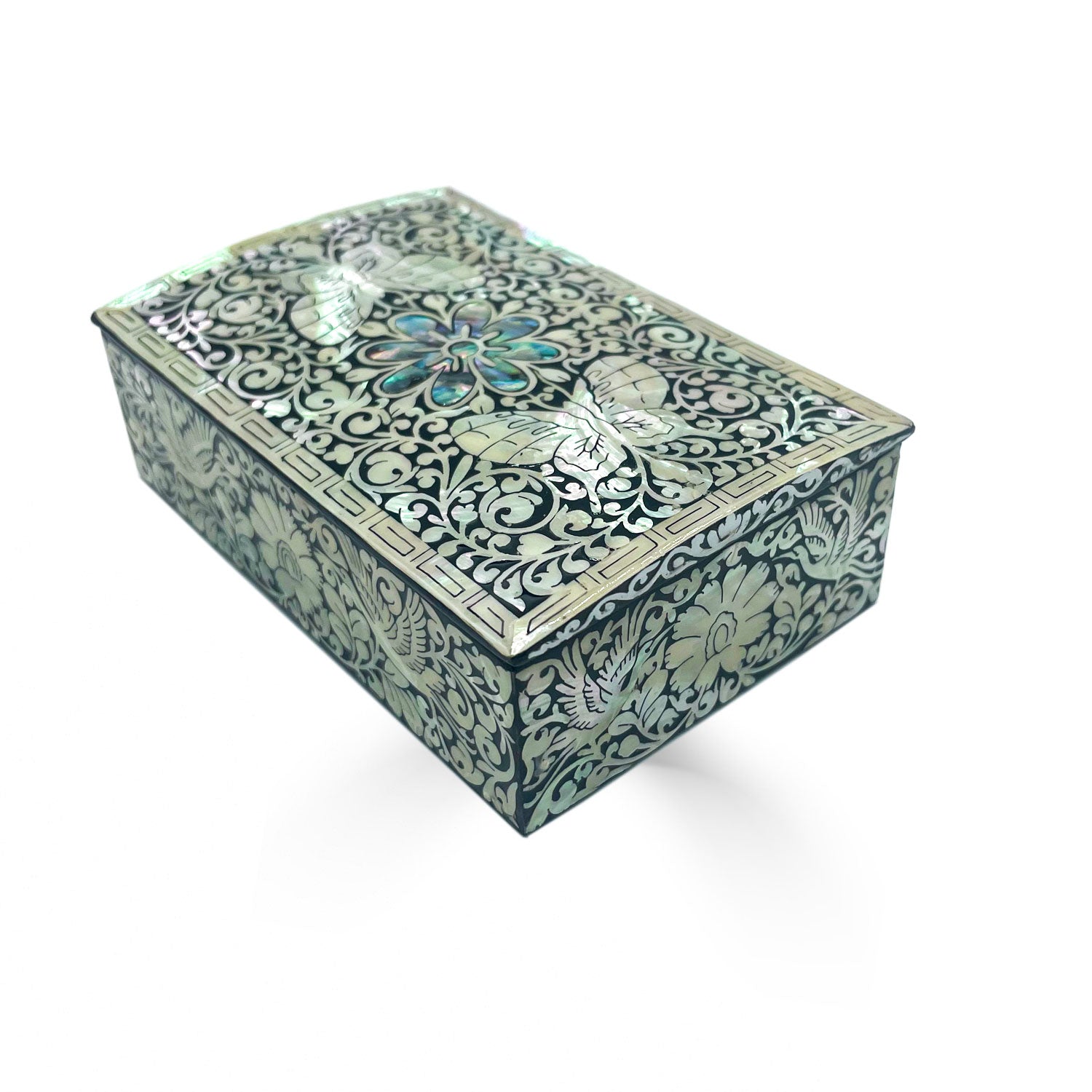 Small Opaline Haze Jewelry Box