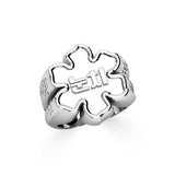 NUNCHI Korean "눈치" Lotus Flower Signet Ring-nunchi